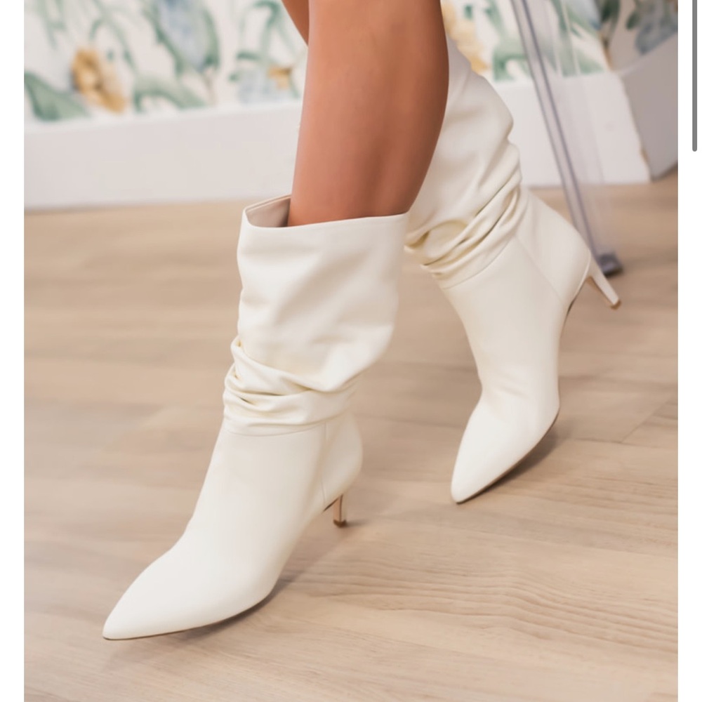 PARIS TEXAS Cuoio Slouchy Boot Genuine Leather Size 38 - Picture 5 of 7